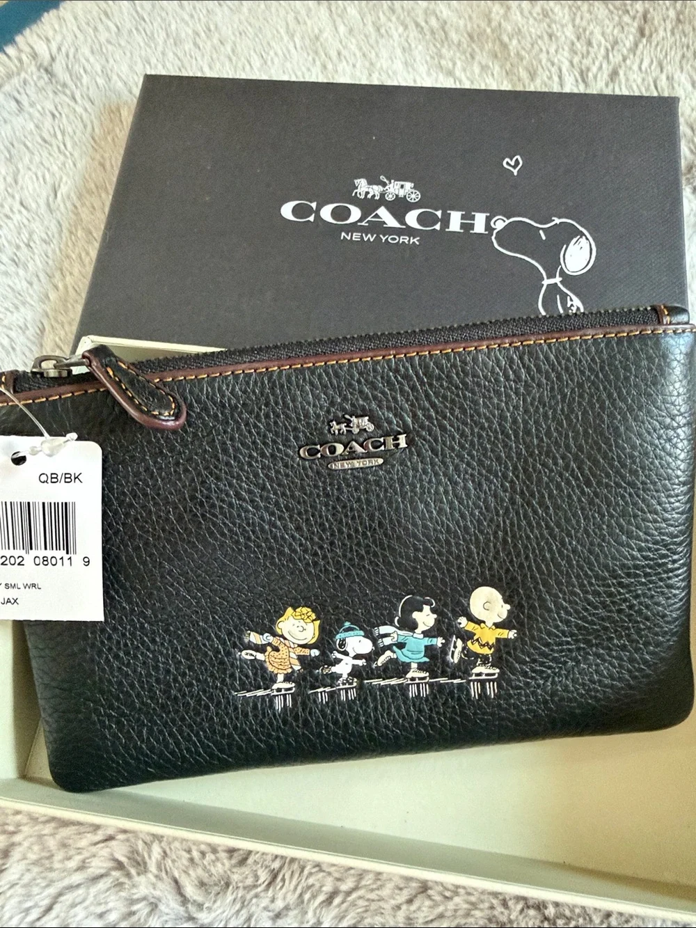 Coach x Peanuts NWT Wristlet